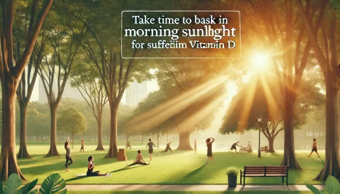 
					Luangkan Waktu untuk Berjemur Pagi Hari Agar Tubuh Mendapatkan Cukup Vitamin D