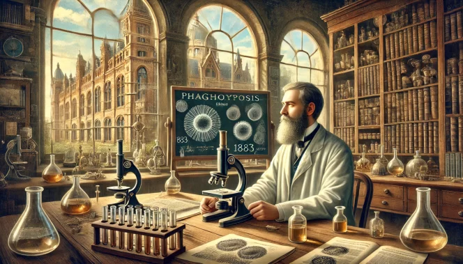 
					Pengenalan Sistem Imun oleh Elie Metchnikoff (1883)