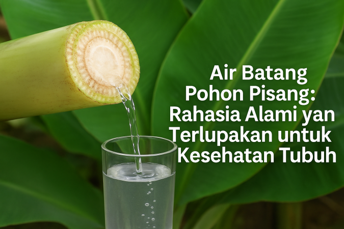 Air Batang Pohon Pisang: Rahasia Alami yang Terlupakan untuk Kesehatan Tubuh
