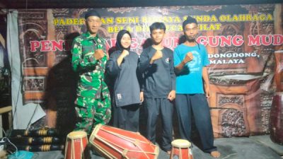 Babinsa Cikadongdong Koramil 1211/Spa dan Padepokan Galunggung Kompak Jaga Warisan Silat