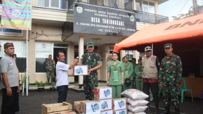 Banjir Surut, Bantuan Mengalir: Aksi Peduli Kodim 0612 Tasikmalaya