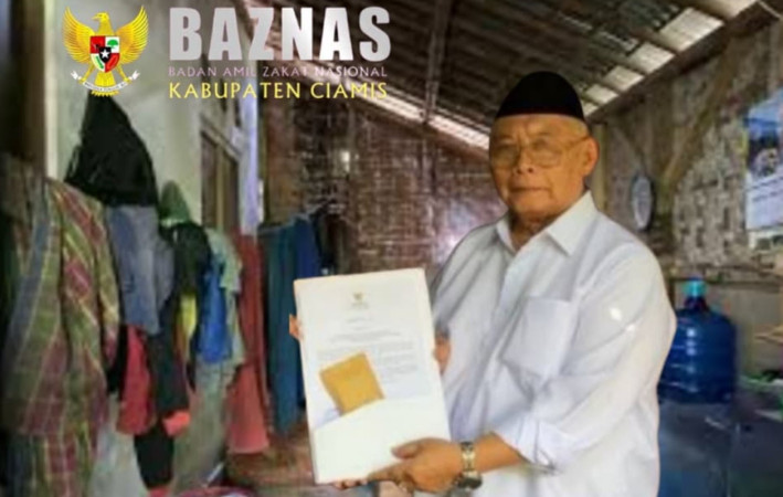 Harapan Baru di Dusun Cisaar: Rumah Layak untuk Pak Nardi dari Uang Zakat Baznas Ciamis
