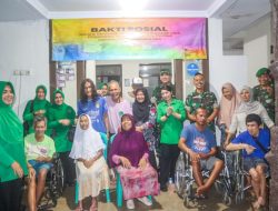 Penuh Kasih! Dandim 0612 Tasik Kunjungi Panti, Lansia Senyum Ceria