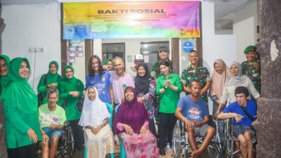Penuh Kasih! Dandim 0612 Tasik Kunjungi Panti, Lansia Senyum Ceria