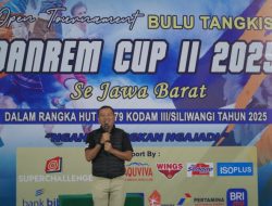 Turnamen Bulu Tangkis Ditutup, Danrem 062/Tn Bilang: Prestasi itu Proses!