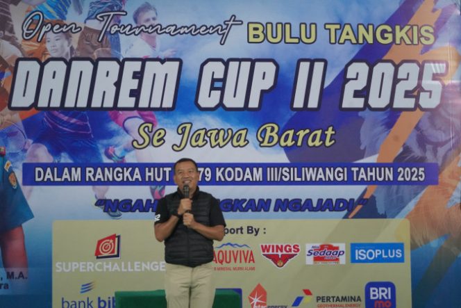 
					Turnamen Bulu Tangkis Ditutup, Danrem 062/Tn Bilang: Prestasi itu Proses!
