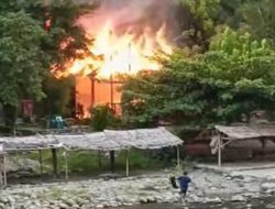 Penginapan Bukit Lawang Terbakar, Kerugian Tembus Rp500 Juta!