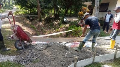 Jalan Beton di Dusun Salang Agar Hampir Jadi! Warga Semangat Sambut Perubahan