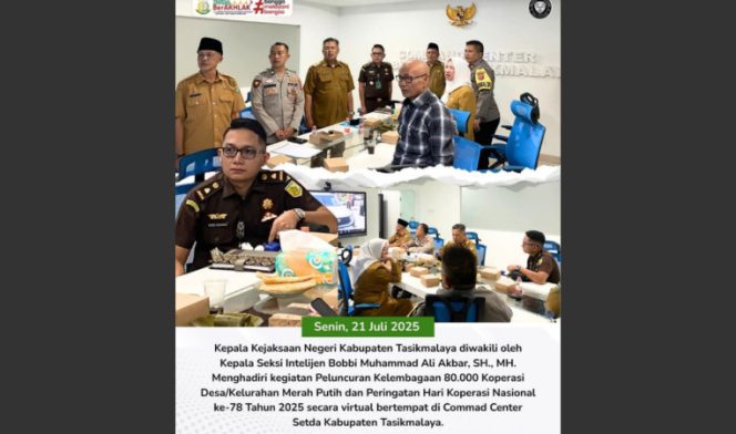 
					Koperasi Bangkit, Ekonomi Masyarakat Menggeliat: Kejaksaan Negeri Kab. Tasikmalaya Ikut Gaspol Dukung 80.000 Koperasi Desa