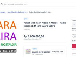 Paket Slot Iklan Audio 1 Menit di Radio Internet 24 Jam Suara Salira