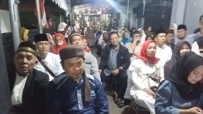 Warga RW 09 Pasirlayung Bandung Guyub di Takblig Akbar HUT RI ke-80