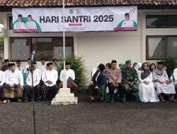 TNI dan Santri Kompak di Mangunreja, Pelda Eri Ikut Meriahkan Hari Santri Nasional