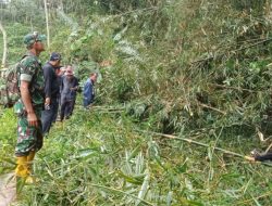 TNI, Sekmat, dan BPP Kompak Jaga Irigasi Cikalukur Tetap Mengalir di Mangunreja