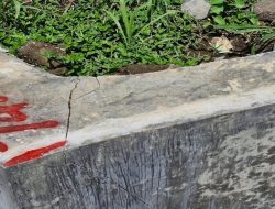 Debit Air Tinggi Bikin Irigasi Sumelap Jebol, Pihak Proyek Janji Beres Sebelum Musim Tanam