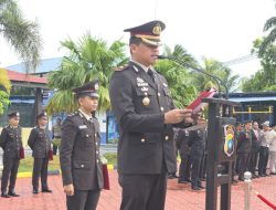 Upacara Hari Pahlawan di Polres Karimun, Suasananya Penuh Makna