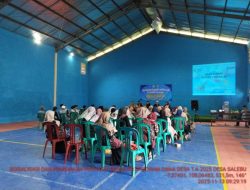 Warga Desa Salebu Semangat Ikuti Sosialisasi Cegah Penyakit Menular