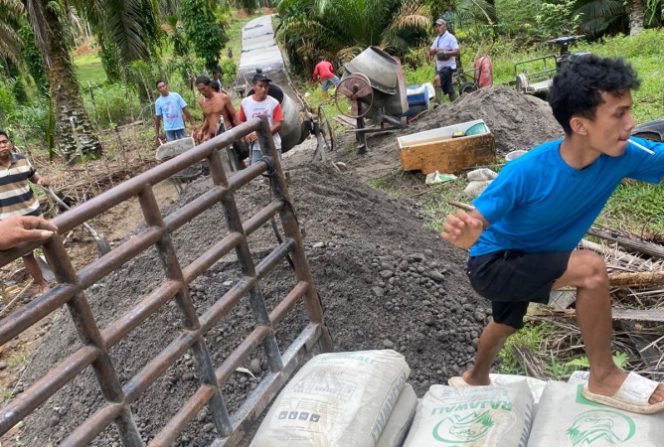 
					Desa Sido Makmur Bangun Jalan Desa Lewat Dana Desa Tahun 2025