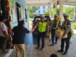 Polres Karimun Bagi-Bagi Sembako Buat Panti Asuhan Jelang Natal 2025