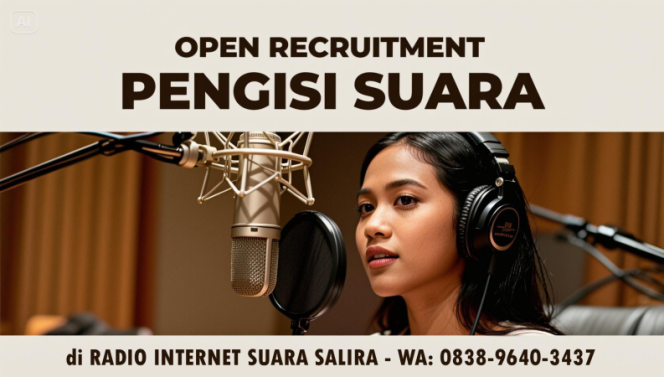 
					Lowongan Pengisi Suara di Suara Salira