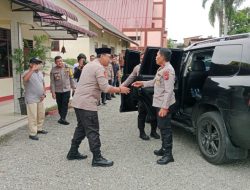 Wakapolda Sumut Sambangi Polsek Kuala, Ngobrol Keamanan Bareng Jajaran