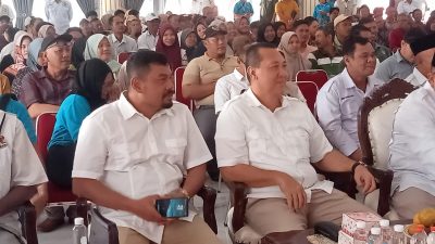 HUT Gerindra Ke-18 Di Langkat Bersama Pupuk Organik Benteng Tani