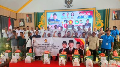 HUT Gerindra Ke-18 Jadi Momentum Bakti Sosial PAPERA Sumut