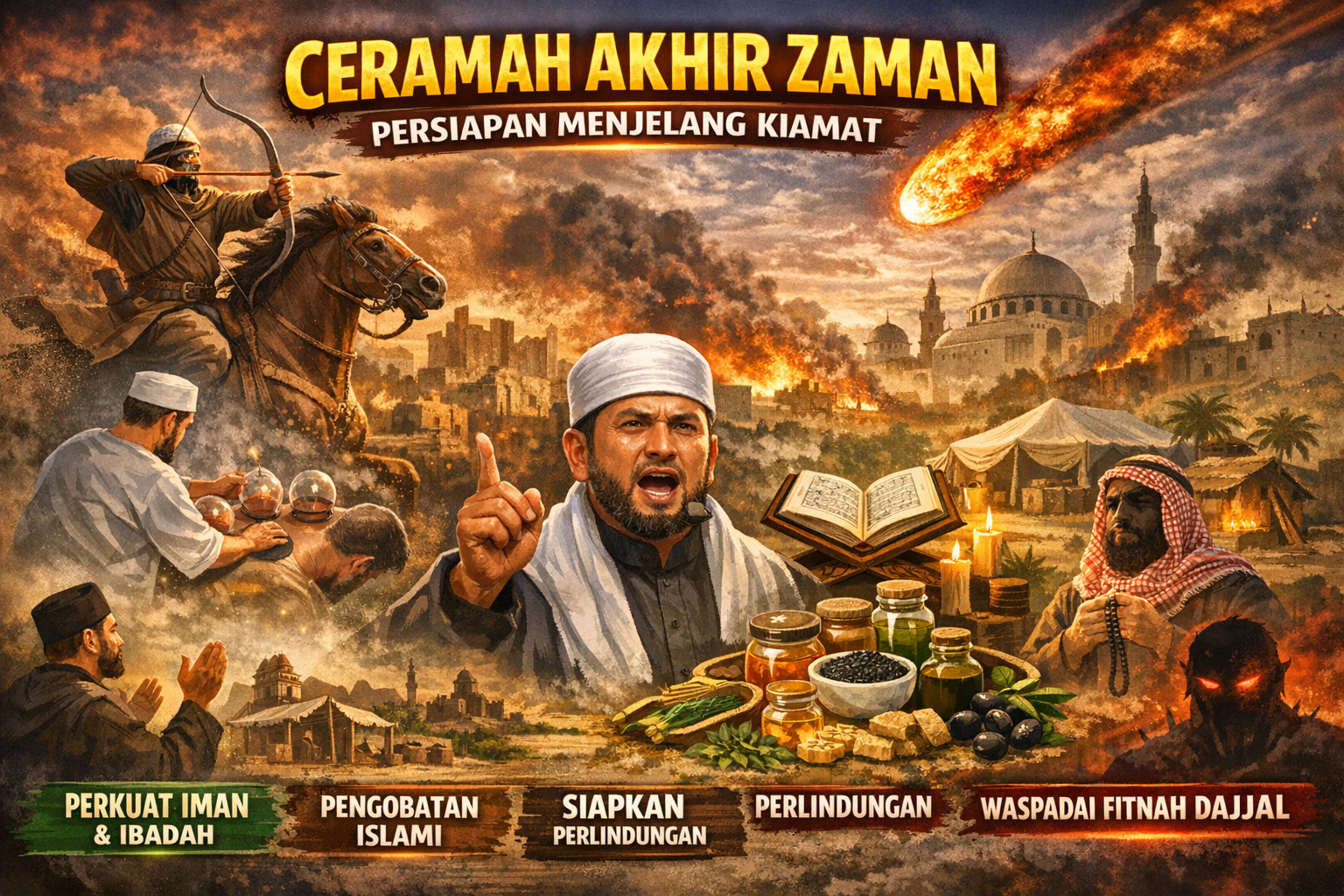 Ceramah Persiapan Akhir Zaman Viral, Umat Diminta Perkuat Iman