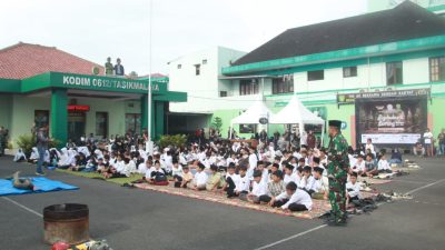Ngabuburit Anak Yatim Tasikmalaya Di Makodim 0612 Penuh Makna