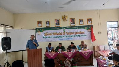 Bung Yosep Curi Perhatian Di Lepas Sambut Camat Mangunreja