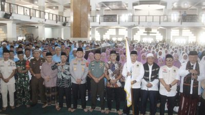 Dandim 0612 Hadir di Pelepasan Jemaah Haji Tasikmalaya 2026
