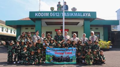 Outing Class TK Kartika Seru Bareng Kodim Tasikmalaya