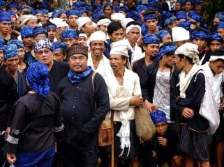 Ribuan warga Baduy saat mengikuti tradisi Seba Baduy di Kabupaten Lebak, Banten. (Foto: Istimewa)