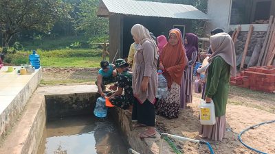Sumur Bor TMMD Ke-129 Jadi Andalan Warga Parungponteng