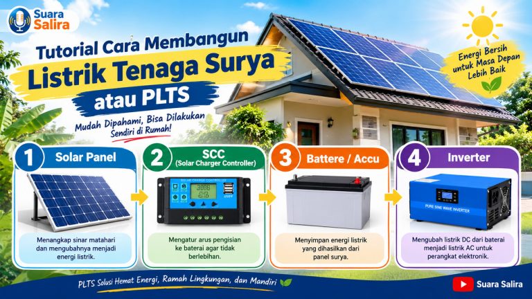 Cara Membangun Listrik Tenaga Surya atau PLTS di Rumah