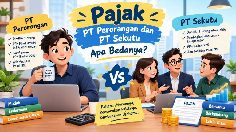 Pajak PT Perorangan dan PT Sekutu, Apa Bedanya?